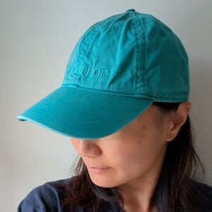 Teal Embroidered Cap